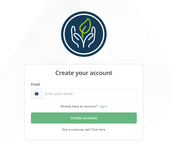 Create your account